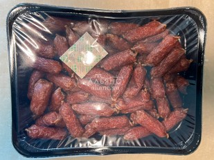 Горбуша боковина х/к (юкола): Колбаски (ВЕНГЕРСКИЕ) с/к (по 0,5кг)