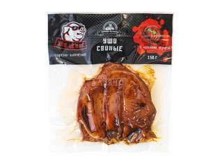 Сурские гренки Баварские колбаски (100 гр): Ухо целое с красным перцем (150 гр.)