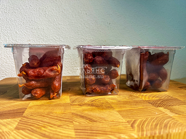 Колбаски МИНИ со вкусом аджики с/к (100 гр) в Магнитогорске