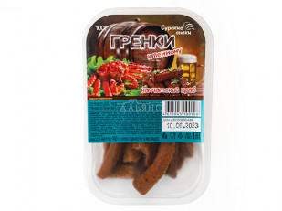Рыбные снеки: Сурские гренки Камчатский краб (100 гр)