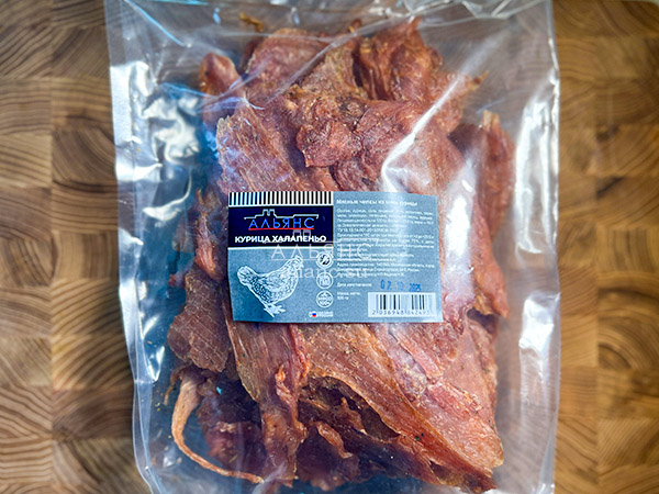 Мясо (АЛЬЯНС) вяленое курица 500гр "С халапеньо" в Магнитогорске
