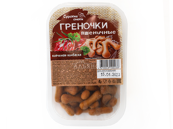 Сурские (ПШЕНИЧНЫЕ) Копченая колбаска (100 гр) в Магнитогорске
