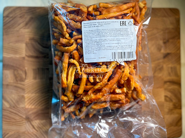 Нитка ЖАРЕНАЯ  Oktobersnack1 кг (сырный продукт) в Магнитогорске