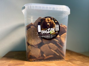 Чипсы: Ведро Ржаные гренки со вкусом Сметана зелень (1 кг)