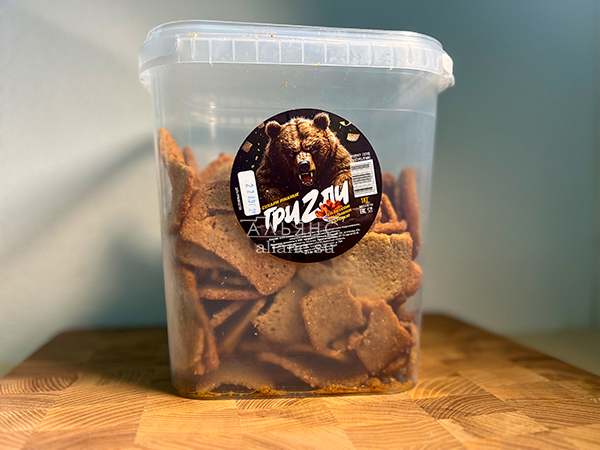 Ведро Ржаные гренки со вкусом Крылышки Барбекю (1 кг) в Магнитогорске