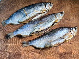 Арахис со вкусом барбекю: Пелядь вяленая крупная потрошеная