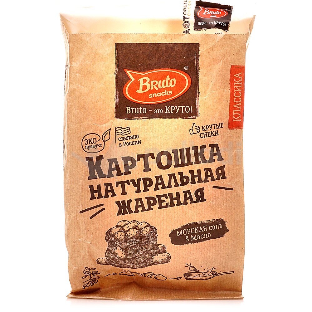 Картофель «Бруто» с солью 70 гр. в Магнитогорске