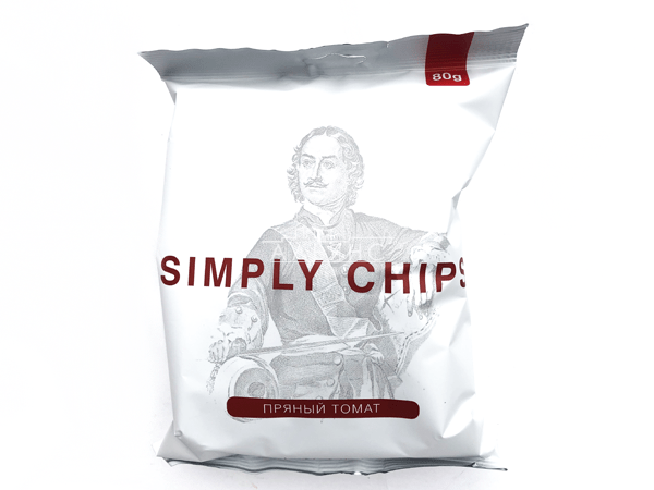 Картофельные чипсы "Simple chips" Пряный томат 80 гр. в Магнитогорске